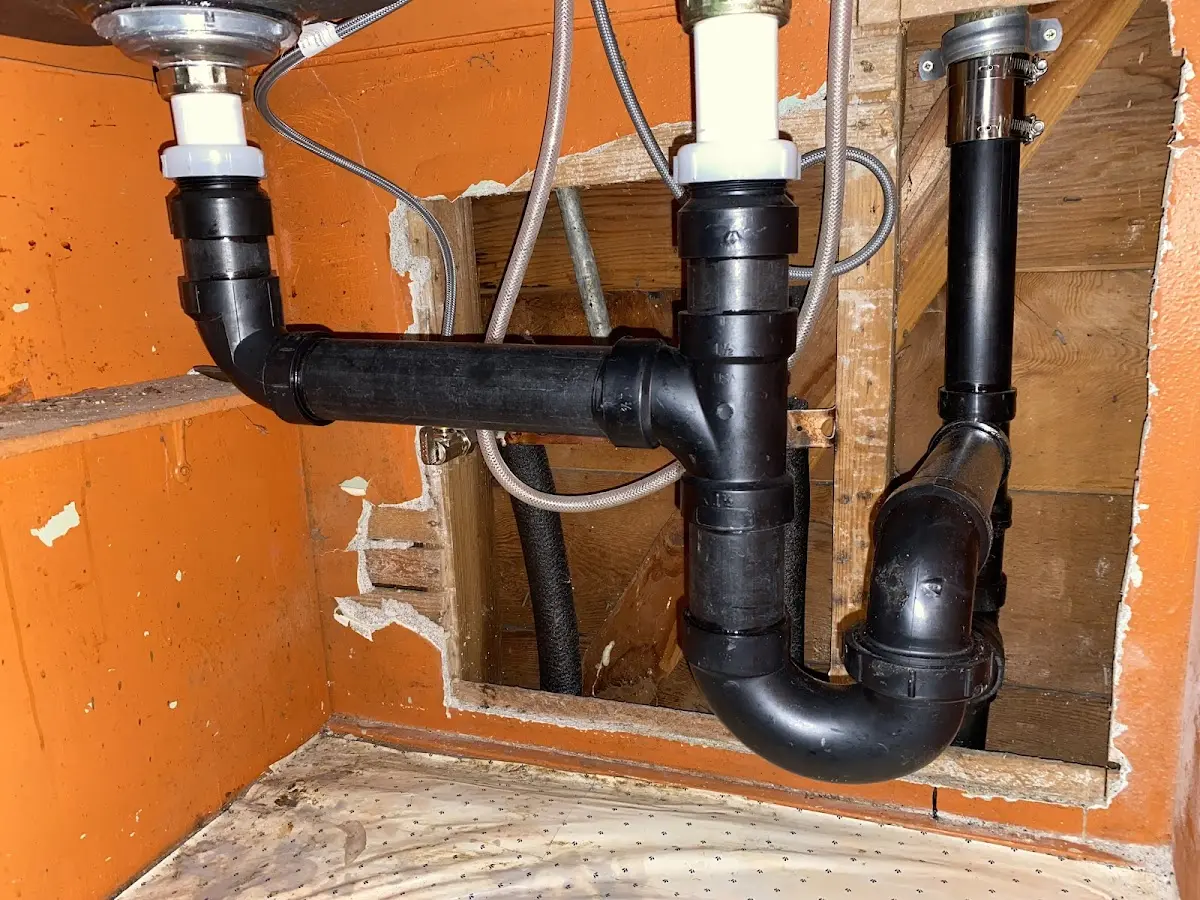 Professional Pipe Bursting equipment and tools on the job in Freeport